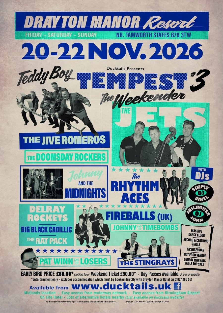 Teddy Boy Tempest #3 The Weekender poster