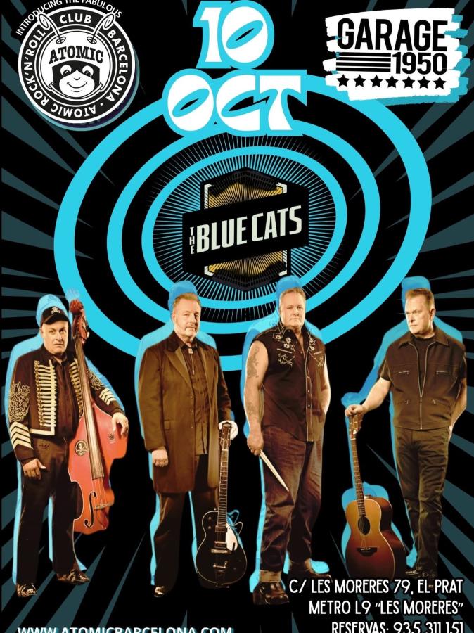The Blue Cats at Garage 1950 poster