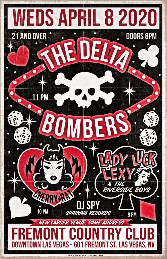 The Delta Bombers at Freemont Country Club! poster