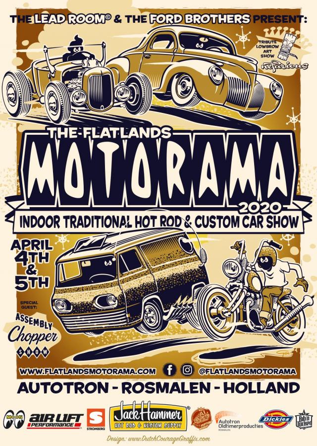 The Flatlands Motorama 2020 poster
