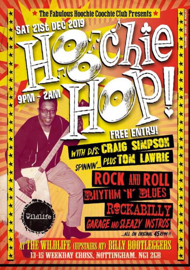 The Hoochie Hop Nottingham poster