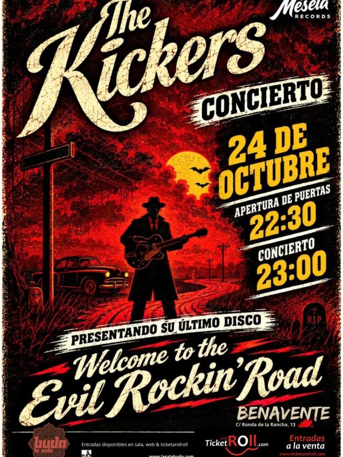 The Kickers at La Sala Buda, Benavente poster