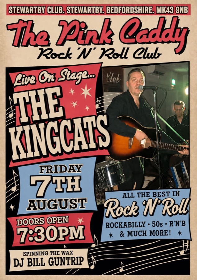 The Kingcats - The Pink Caddy (Stewartby) poster