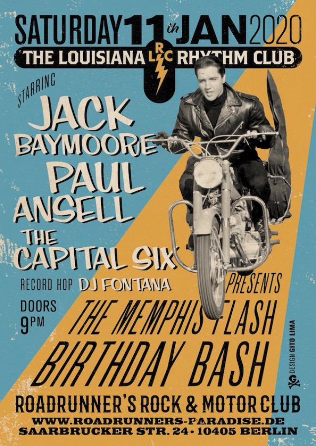 The Memphis Flash B-Day Bash poster