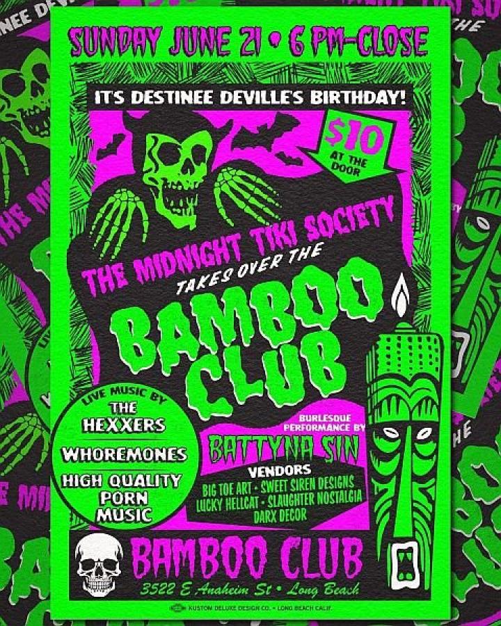 The Midnight Tiki Society Takes Over The Bamboo Club poster