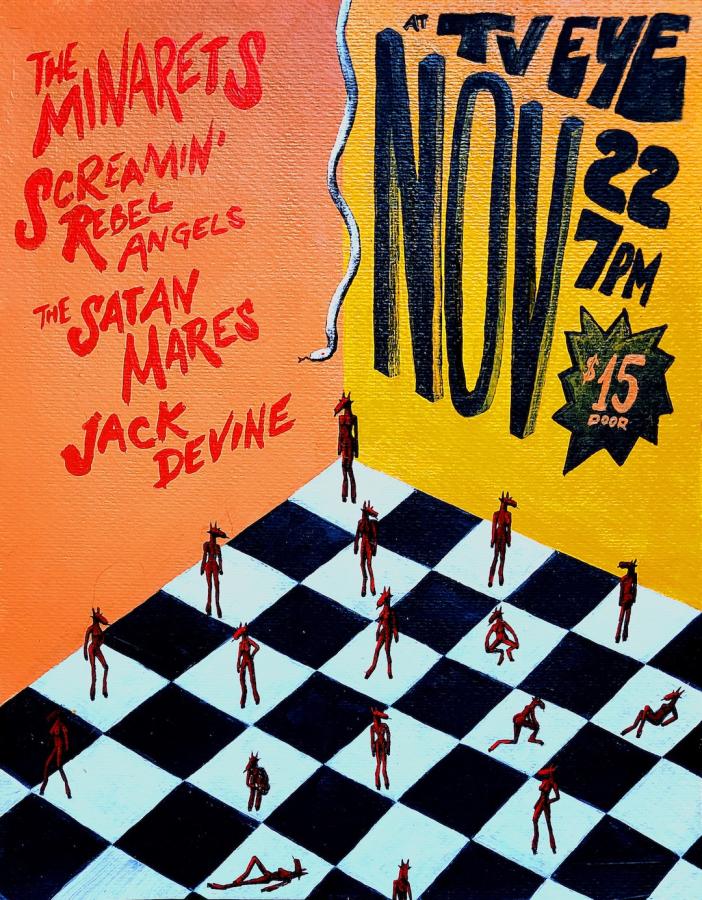 The Minarets + Screamin’ Rebel Angels at TV Eye poster
