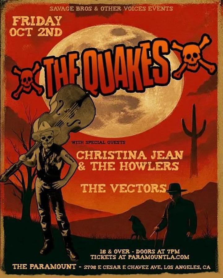 The Quakes - 40th Anniversary Show poster