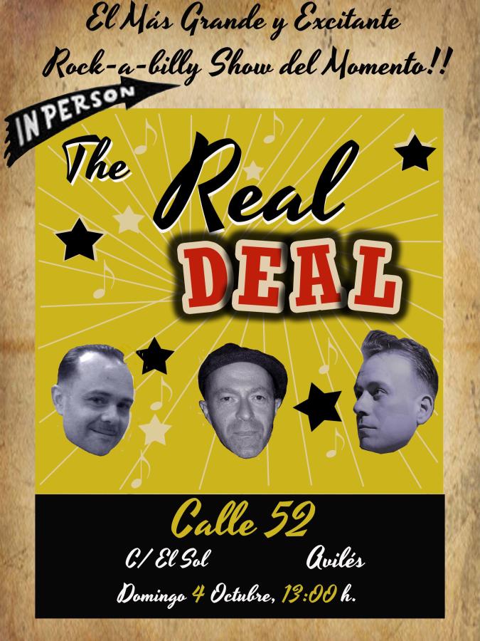 The Real Deal at Calle 52, Avilés poster