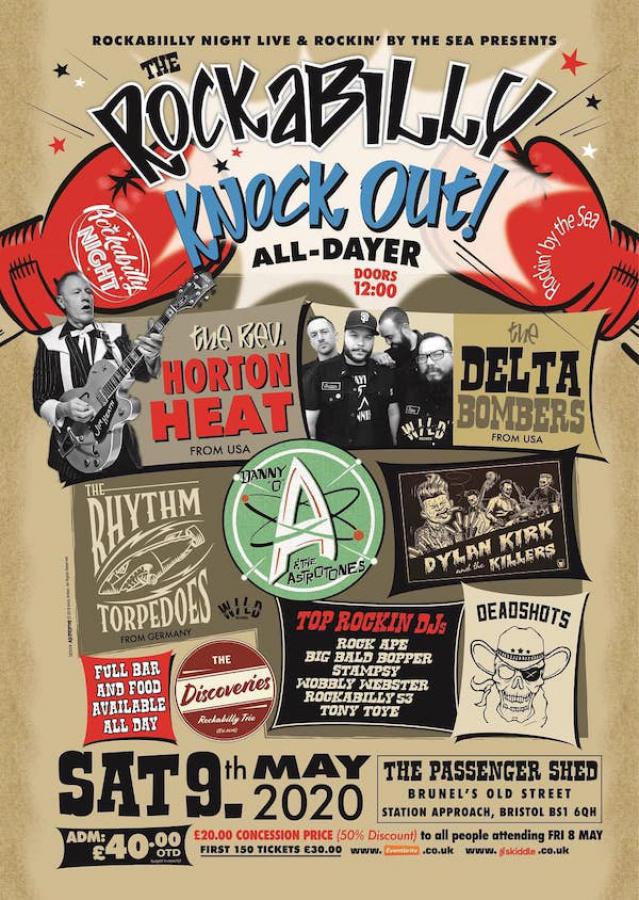 The Rockabilly Knock-Out All-Dayer poster