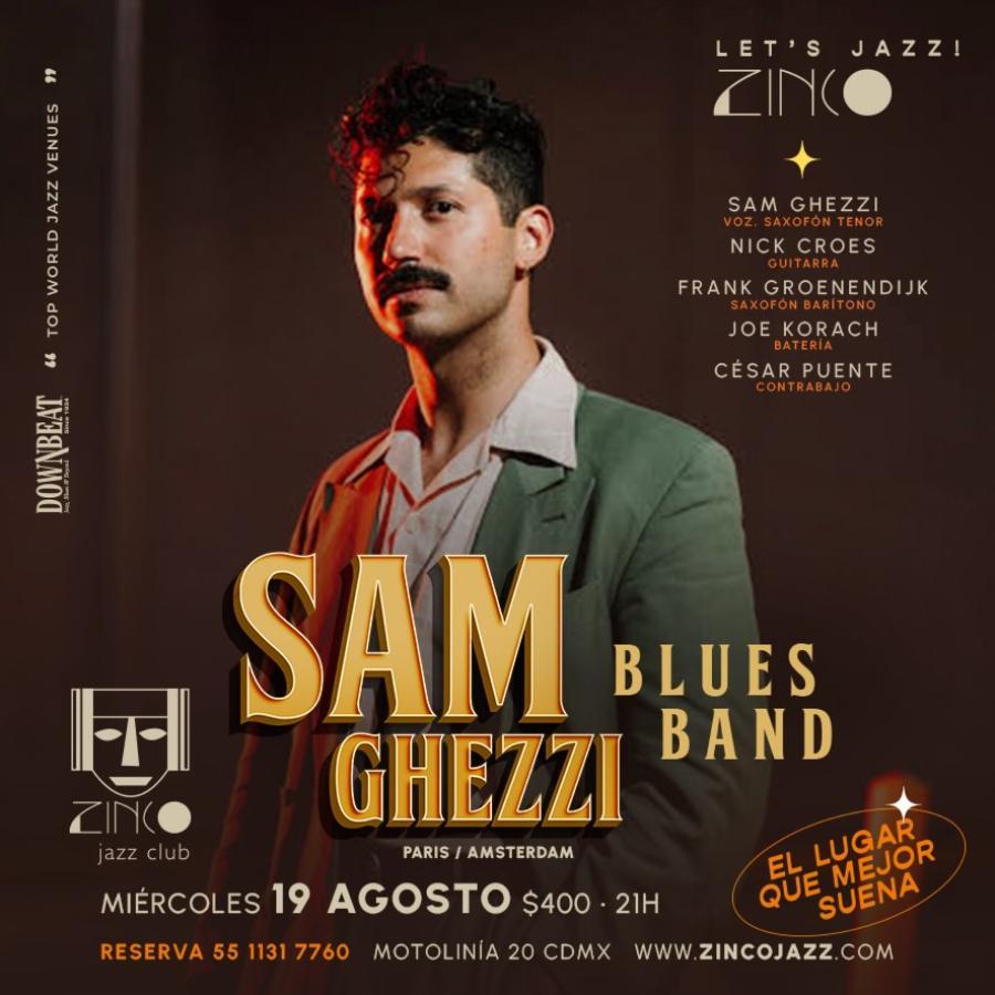 The Sam Ghezzi Blues Band at Zinco Jazz Club poster