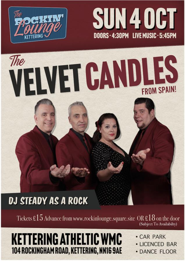 The Velvet Candles live at The Rockin' Lounge poster
