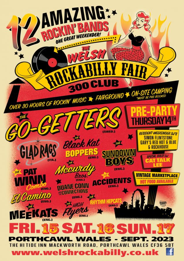 Welsh Rockabilly Fair 2023 poster