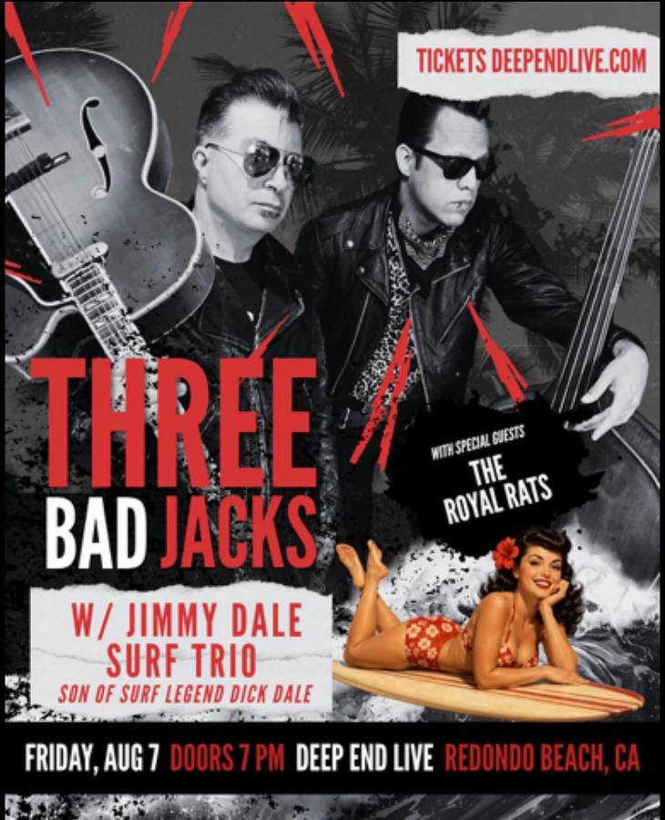 Three Bad Jacks at Deep End Live poster