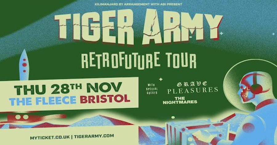 Tiger Army at The Fleece poster