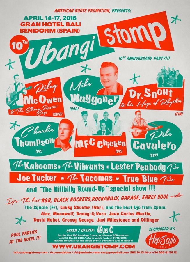 Ubangi Stomp 2016 poster