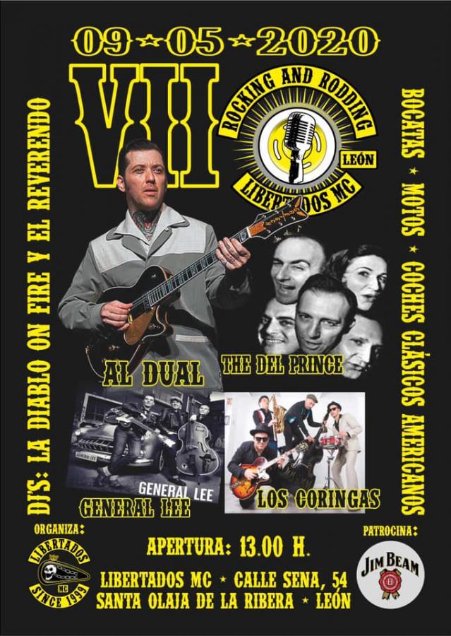 VII Rocking and Rodding Libertados MC poster