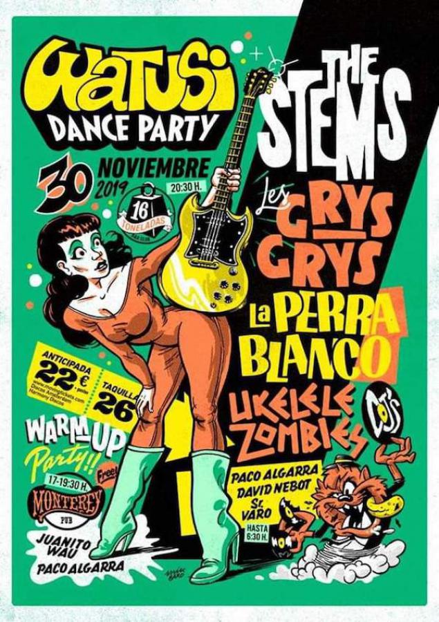 Watusi Dance Party 2019 poster