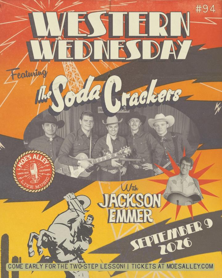 Western Wednesday #94: The Soda Crackers + Jackson Emmer poster
