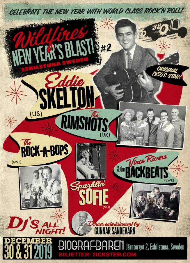 Wildfires' New Year's Blast poster