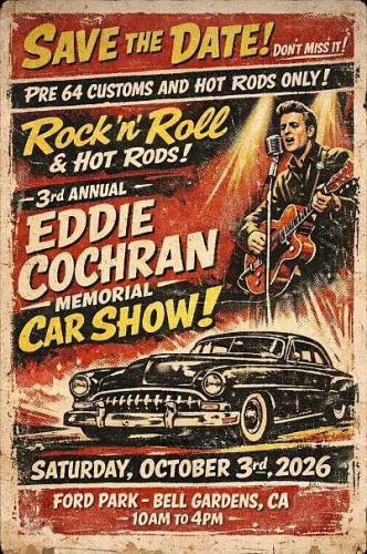 3rd Annual Eddie Cochran Memorial Car Show