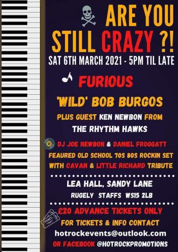 Are You Still Crazy? A Night For The Teds & Rockers