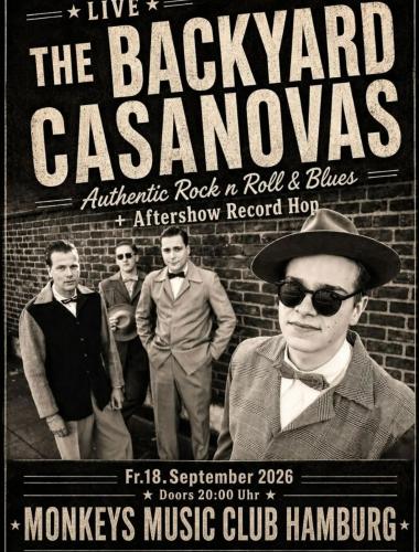 The Backyard Casanovas at Monkeys Music Club