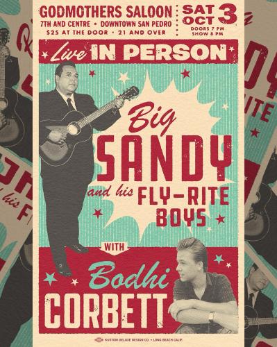 Big Sandy and his Fly-Rite Boys + Bodhi Corbett at Godmothers Saloon, San Pedro