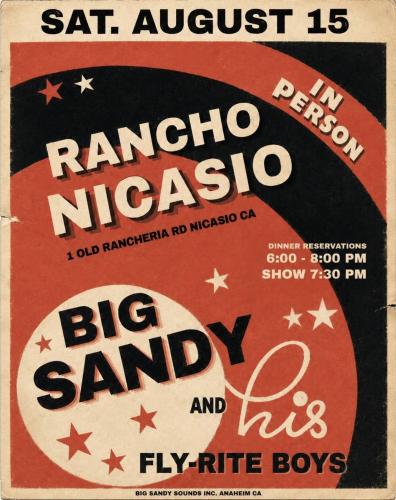 Big Sandy and His Fly-Rite Boys at Rancho Nicasio