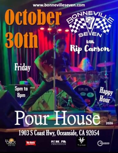 Bonneville Seven with Rip Carson at Pour House