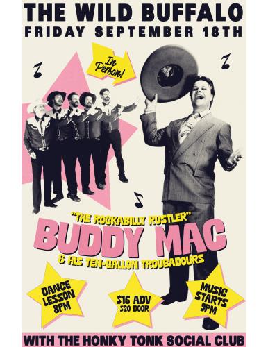 Buddy Mac & His Ten-Gallon Troubadours at The Wild Buffalo