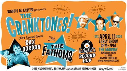 Cranktones + Fathoms + Sax Gordon