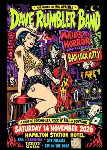 Dave Rumbler Band & Maids of Horror