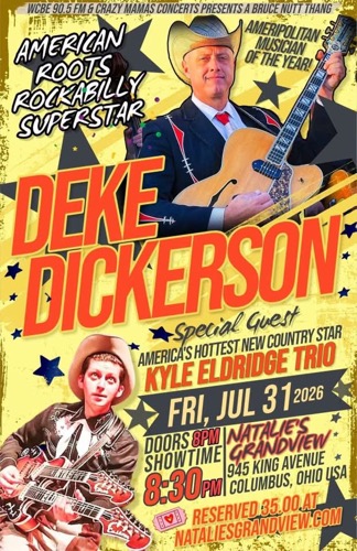 Deke Dickerson + Kyle Eldridge Trio - Natalie's Grandview (Columbus)