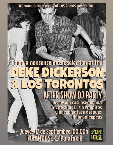 Deke Dickerson & Los Torontos After Show DJ Party at Fun House