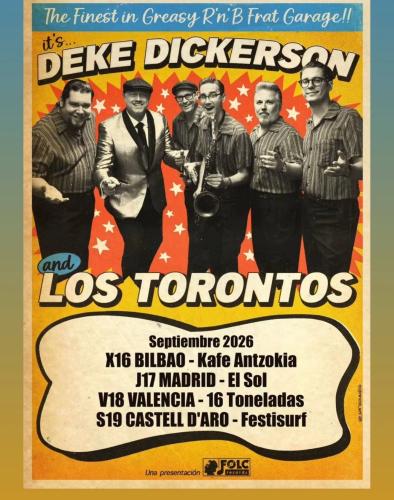 Deke Dickerson & Los Torontos at Sala El Sol, Madrid