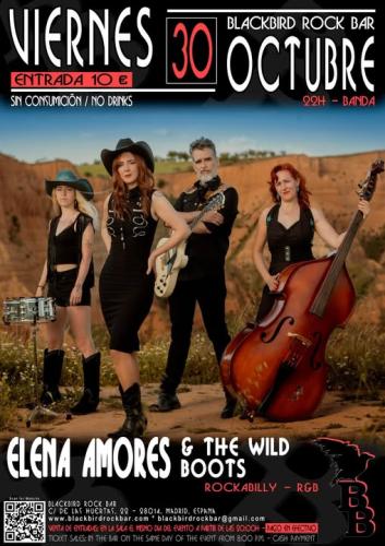 Elena Amores & The Wild Boots at Blackbird Rock Bar