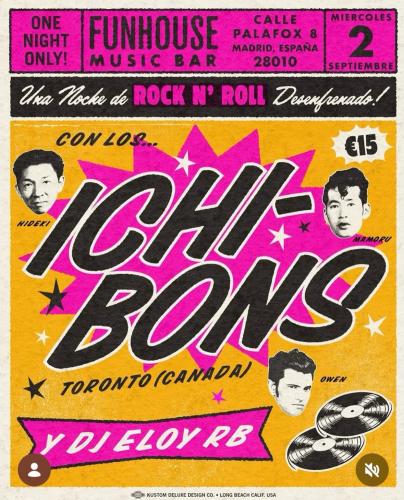Ichi-Bons at Fun House Music Bar, Madrid