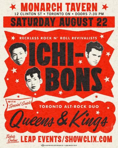Ichi-Bons at Monarch Tavern