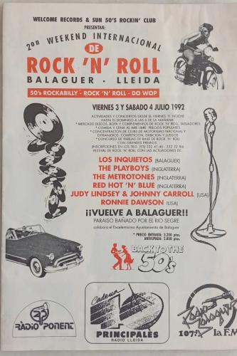 II Weekend Internacional de Rock'n'Roll de Balaguer 1992