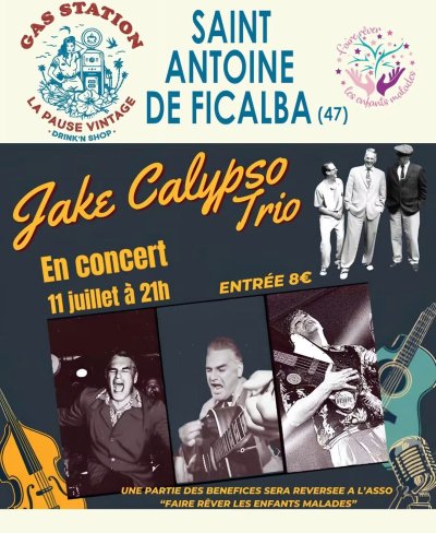 Jake Calypso Trio - Saint-Antoine-de-Ficalba