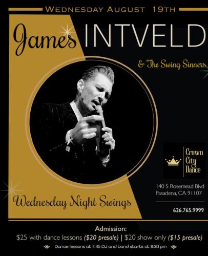 James Intveld & The Swing Sinners at Crown City Dance