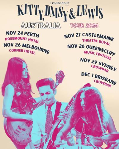 Kitty, Daisy & Lewis at Theatre Royal, Castlemaine