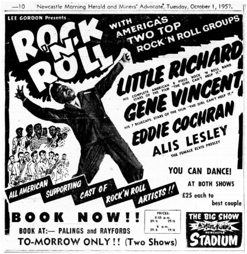 Lee Gordon's Big Show — Newcastle 1957