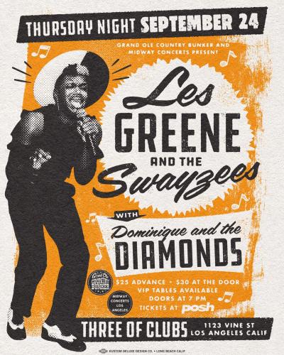 Les Greene and the Swayzees at Three of Clubs