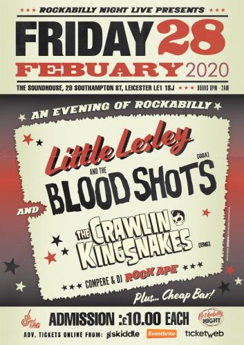 Little Lesley and The Bloodshots + Crawlin' Kingsnakes
