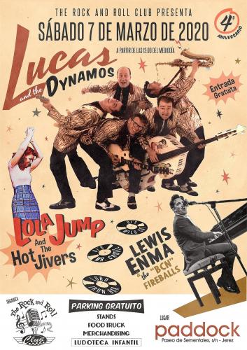 Lucas and the Dynamos + Lewis Enma & the BCN Fireballs + Lola Jump