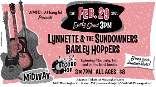 Lynnette & the Sundowners, Barley Hoppers, Easy Ed's Record Hop