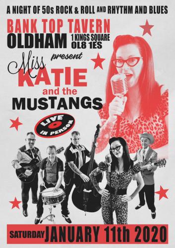 Miss Katie and the Mustangs live at The Bank Top Tavern