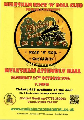 Mystery Train Riders at Melksham Assembly Hall