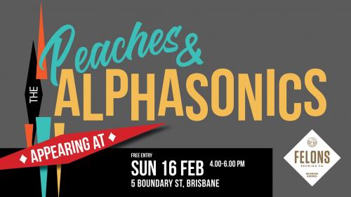 Peaches & the Alphasonics @ Felon's Brewing Gig